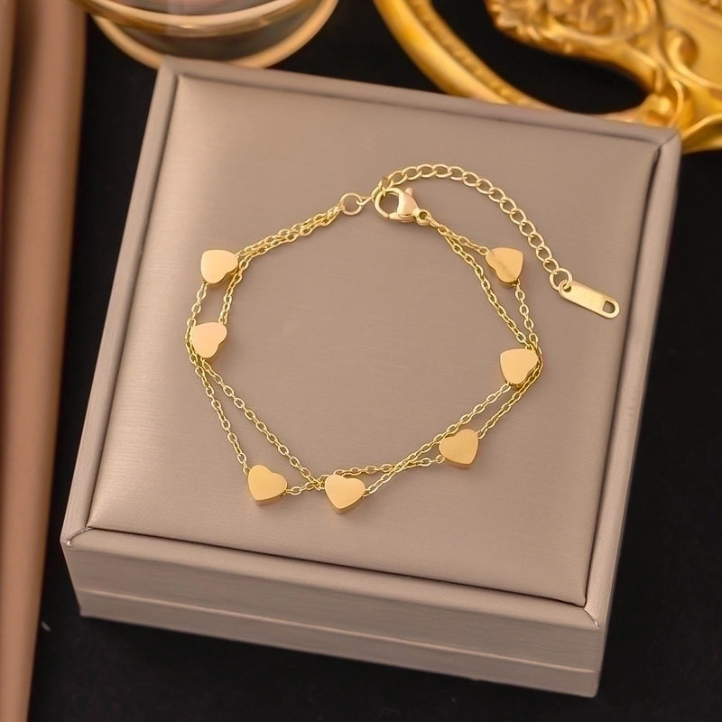 BRACELET - Double Coeur